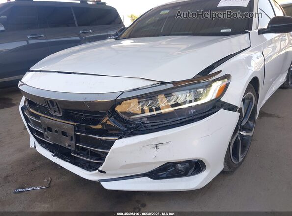 1HGCV3F21NA001489 2022 HONDA ACCORD White Front view