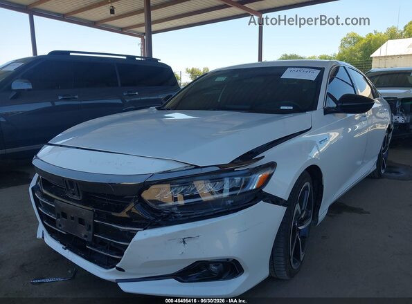 1HGCV3F21NA001489 2022 HONDA ACCORD White Front left