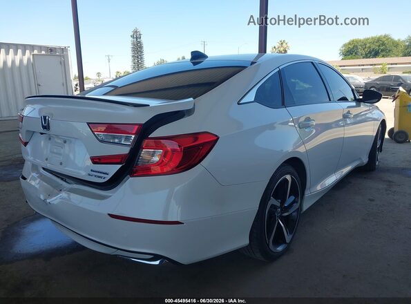 1HGCV3F21NA001489 2022 HONDA ACCORD White Rear right