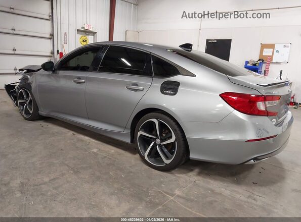 1HGCV3F21NA015893 2022 HONDA ACCORD Silver Задня ліва чверть