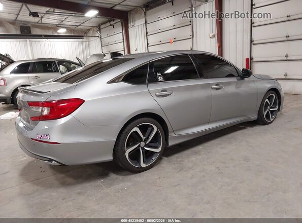 1HGCV3F21NA015893 2022 HONDA ACCORD Silver Задня права чверть