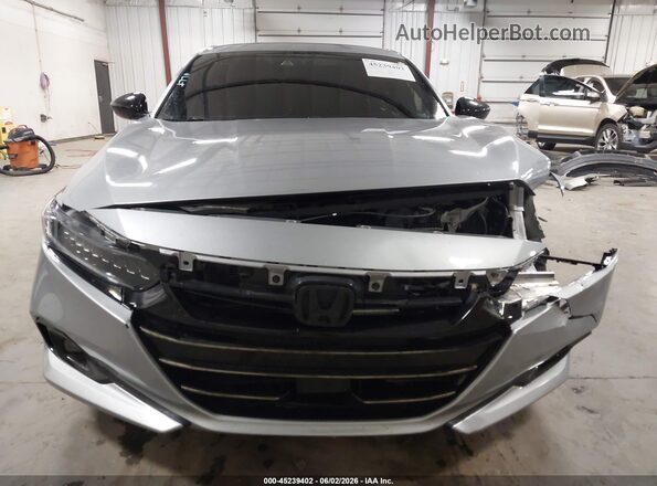 1HGCV3F21NA015893 2022 HONDA ACCORD Silver Вид щитка приладів