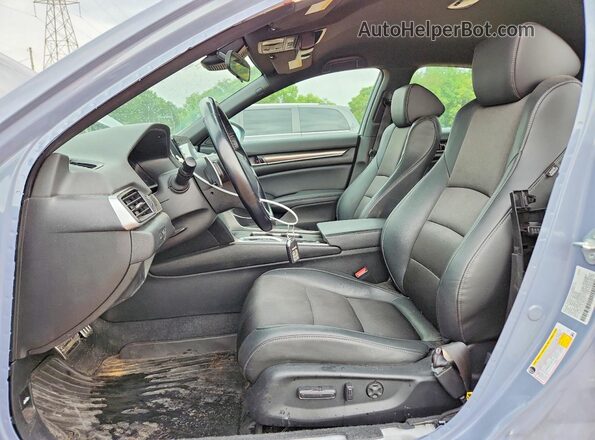 1HGCV3F24NA009778 2022 HONDA ACCORD Gray Widok wnętrza z przodu