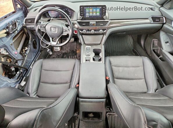 1HGCV3F24NA009778 2022 HONDA ACCORD Gray Widok deski rozdzielczej