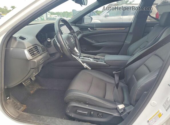1HGCV3F24NA040173 2022 HONDA ACCORD White წინა სალონის ხედი
