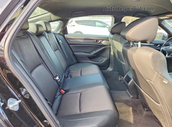 1HGCV3F25NA045785 2022 HONDA ACCORD Black Հետևի նստատեղերի տեսք