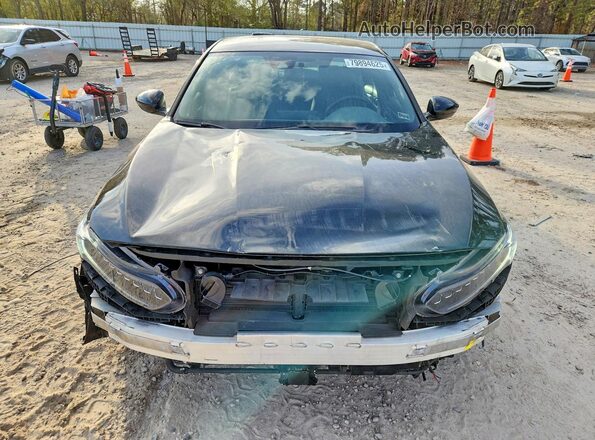 1HGCV3F25NA045785 2022 HONDA ACCORD Black Դիմացի տեսք