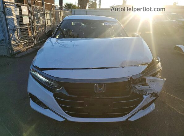 1HGCV3F26NA043852 2022 HONDA ACCORD White Widok z przodu