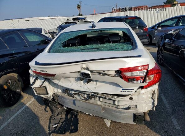 1HGCV3F26NA043852 2022 HONDA ACCORD White Widok z tyłu