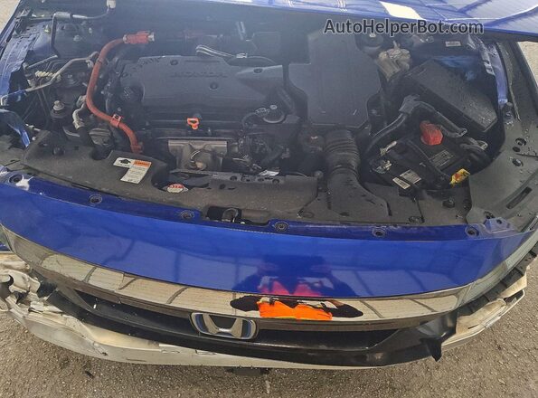 1HGCV3F27NA014084 2022 HONDA ACCORD Blue Rear interior view