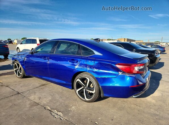1HGCV3F27NA034240 2022 HONDA ACCORD Синий 