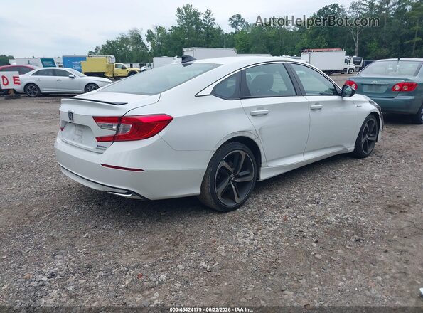1HGCV3F27NA043231 2022 HONDA ACCORD Белый Задняя правая четверть