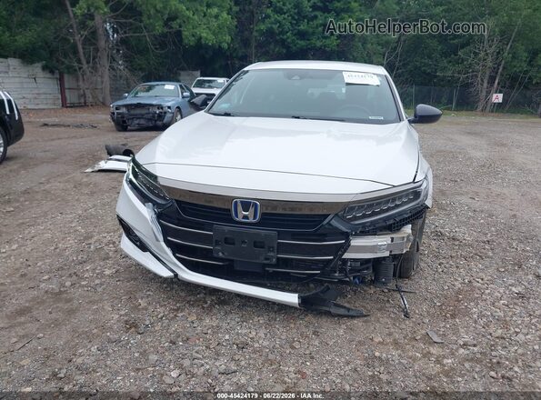 1HGCV3F27NA043231 2022 HONDA ACCORD Белый Вид задней части салона