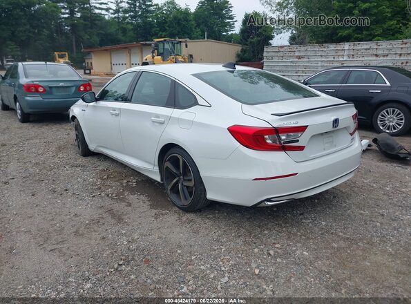1HGCV3F27NA043231 2022 HONDA ACCORD Белый Задняя левая четверть