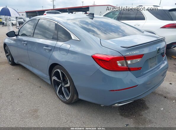 1HGCV3F28NA014885 2022 HONDA ACCORD Blue უკანა მარცხენა