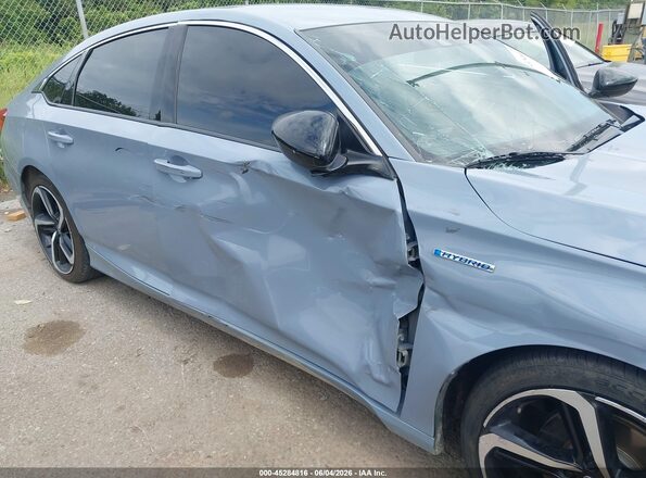 1HGCV3F28NA014885 2022 HONDA ACCORD Blue წინა ხედი