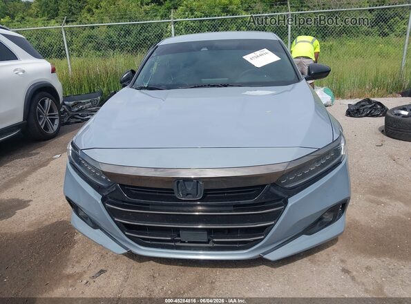 1HGCV3F28NA014885 2022 HONDA ACCORD Blue ხელსაწყოთა პანელის ხედი