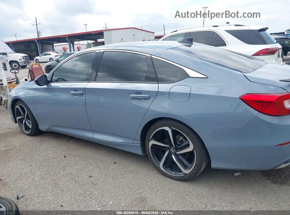 1HGCV3F28NA014885 2022 HONDA ACCORD Blue სალონის 360-გრადუსიანი ხედი