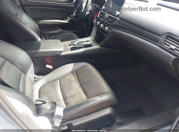1HGCV3F28NA014885 2022 HONDA ACCORD Blue წინა სალონის ხედი