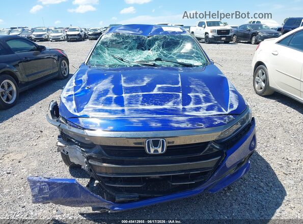 1HGCV3F28NA041665 2022 HONDA ACCORD Blue Սարքավորումների վահանակի տեսք