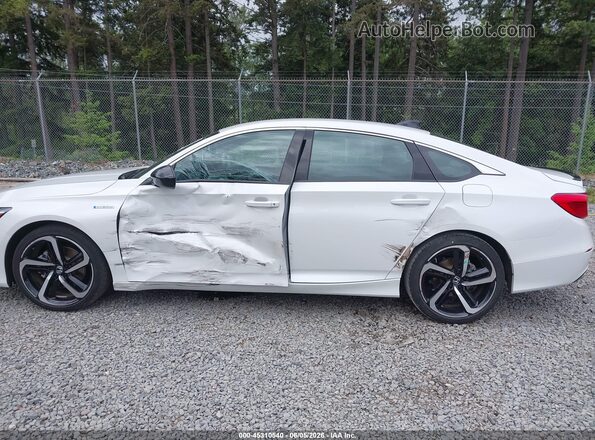 1HGCV3F29NA030643 2022 HONDA ACCORD HYBRID White 