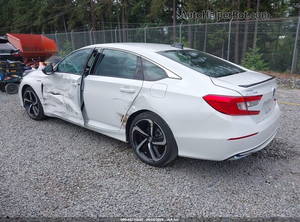 1HGCV3F29NA030643 2022 HONDA ACCORD HYBRID White 
