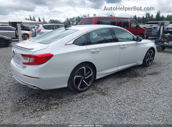 1HGCV3F29NA030643 2022 HONDA ACCORD HYBRID White 