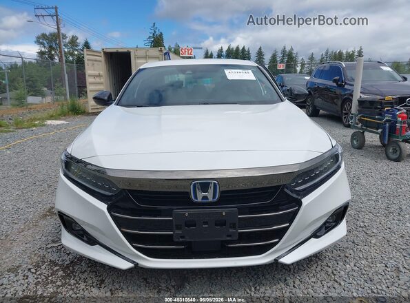 1HGCV3F29NA030643 2022 HONDA ACCORD HYBRID White 
