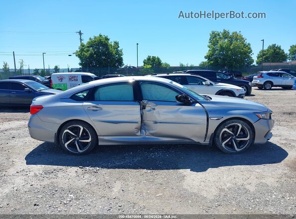 1HGCV3F29NA044736 2022 HONDA ACCORD Silver Widok zestawu wskaźników