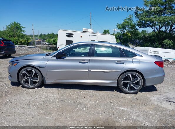 1HGCV3F29NA044736 2022 HONDA ACCORD Silver Widok wnętrza z tyłu