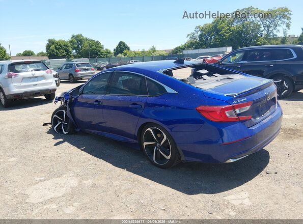 1HGCV3F2XNA004388 2022 HONDA ACCORD Blue Tył lewy