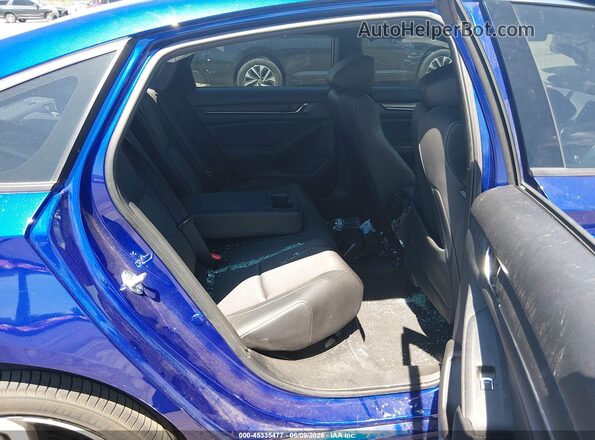 1HGCV3F2XNA004388 2022 HONDA ACCORD Blue Widok naklejki z numerem VIN