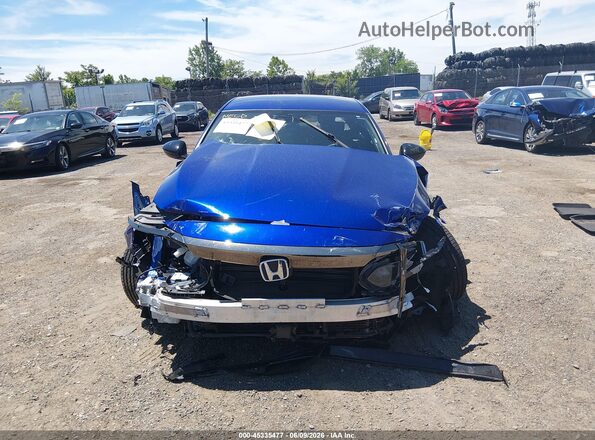 1HGCV3F2XNA004388 2022 HONDA ACCORD Blue Widok deski rozdzielczej