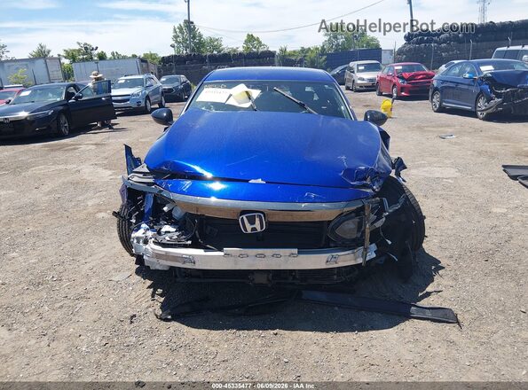 1HGCV3F2XNA004388 2022 HONDA ACCORD Blue Widok z przodu