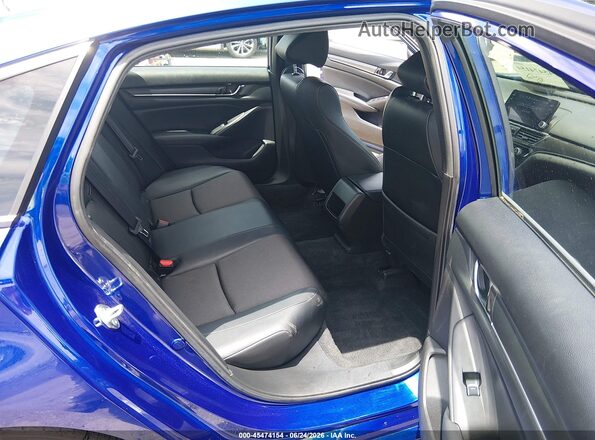 1HGCV3F2XNA006514 2022 HONDA ACCORD Синий Вид наклейки с VIN-кодом