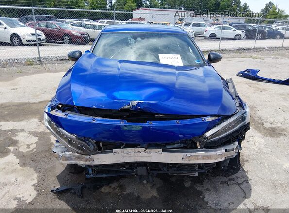 1HGCV3F2XNA006514 2022 HONDA ACCORD Синий Вид задней части салона