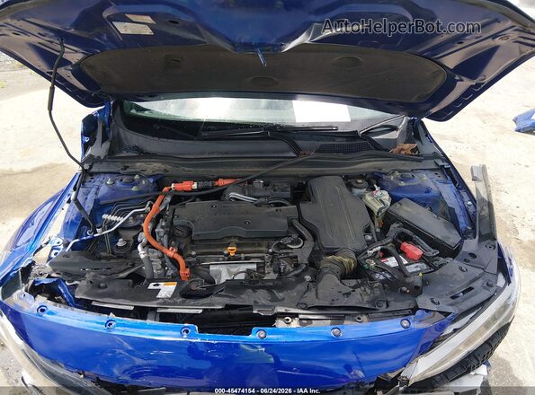 1HGCV3F2XNA006514 2022 HONDA ACCORD Синий Вид сзади