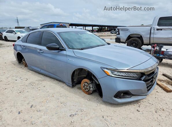 1HGCV3F2XNA042350 2022 HONDA ACCORD Blue Առջևի աջ