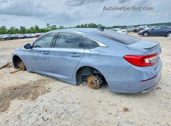 1HGCV3F2XNA042350 2022 HONDA ACCORD Blue Հետևի ձախ
