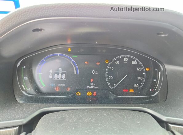 1HGCV3F2XNA042350 2022 HONDA ACCORD Blue Սարքավորումների վահանակի տեսք