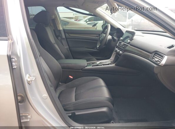 1HGCV3F40KA005790 2019 HONDA ACCORD Black Widok wnętrza z przodu