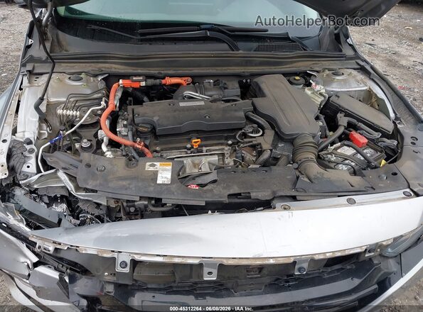 1HGCV3F42KA013230 2019 HONDA ACCORD Silver Հետևի տեսք