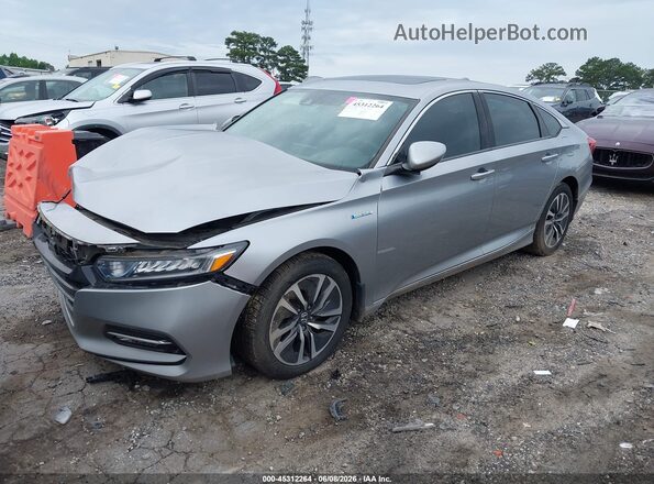 1HGCV3F42KA013230 2019 HONDA ACCORD Silver Առջևի ձախ երեք քառորդ տեսարան