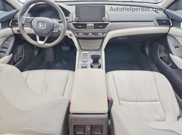 1HGCV3F42MA006040 2021 HONDA ACCORD White წინა პანელის ხედი