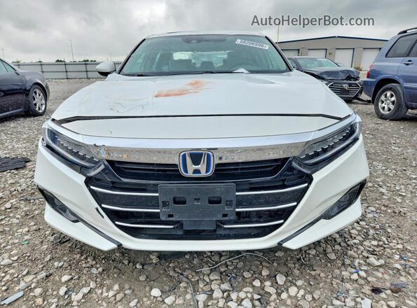 1HGCV3F42MA006040 2021 HONDA ACCORD White წინა ხედი