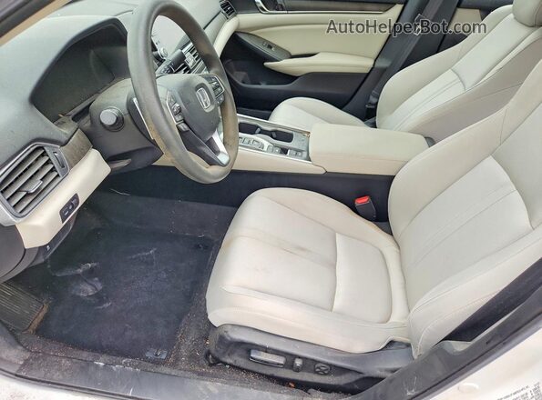 1HGCV3F42MA006040 2021 HONDA ACCORD White წინა სალონის ხედი