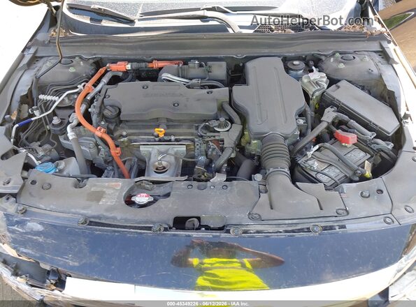 1HGCV3F42MA012078 2021 HONDA ACCORD Black Widok z tyłu