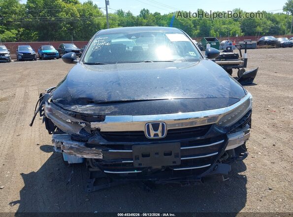 1HGCV3F42MA012078 2021 HONDA ACCORD Black Widok zestawu wskaźników