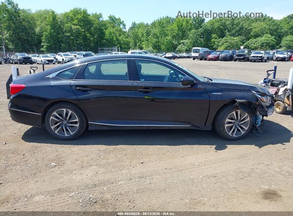1HGCV3F42MA012078 2021 HONDA ACCORD Black Widok wnętrza z tyłu