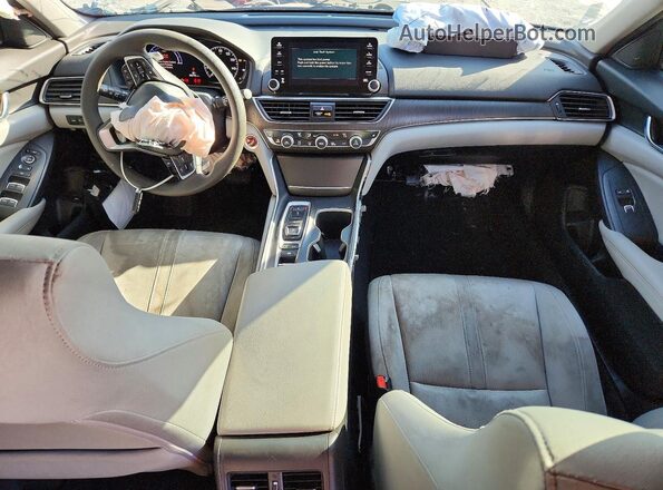 1HGCV3F43LA006448 2020 HONDA ACCORD Silver Dashboard view